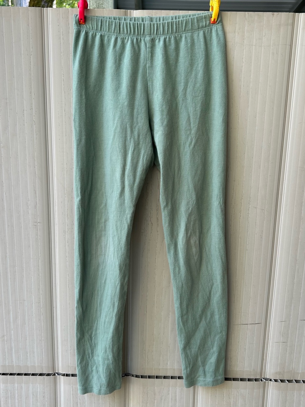 Kids Mint Leggings with Stretch Waist